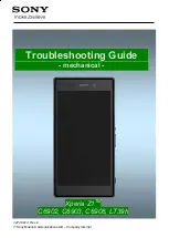 Sony LT39h Troubleshooting Manual preview