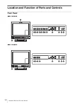 Preview for 12 page of Sony LUMA LMD-1410 Operating Instructions Manual