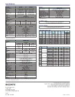 Preview for 6 page of Sony Luma LMD-170WS Brochure & Specs