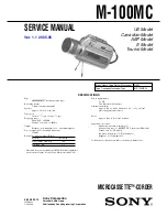 Sony M-100MC - Microcassette Dictaphone User Manual preview