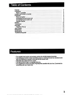 Предварительный просмотр 3 страницы Sony M-2020 - Microcassette Dictator And Transcriber Operating Instructions Manual