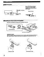 Предварительный просмотр 8 страницы Sony M-2020 - Microcassette Dictator And Transcriber Operating Instructions Manual