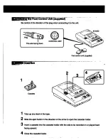 Предварительный просмотр 9 страницы Sony M-2020 - Microcassette Dictator And Transcriber Operating Instructions Manual