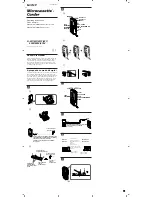 Sony M-427C Operating Instructions Manual preview