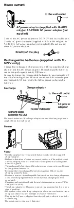 Предварительный просмотр 4 страницы Sony M-629V User Manual