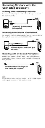 Предварительный просмотр 8 страницы Sony M-629V User Manual