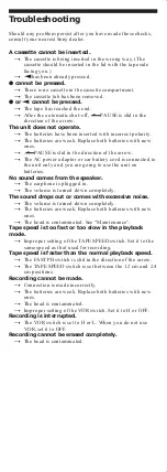 Preview for 10 page of Sony M-629V User Manual