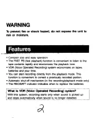 Preview for 2 page of Sony M-717V Primary Operating Instructions Manual