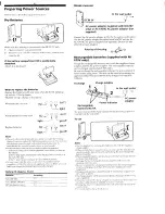 Предварительный просмотр 2 страницы Sony M-729V Primary Operating Instructions Manual