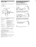 Preview for 4 page of Sony M-729V Primary Operating Instructions Manual