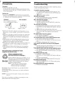 Preview for 5 page of Sony M-729V Primary Operating Instructions Manual