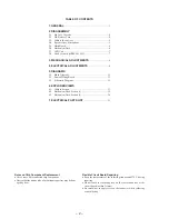 Preview for 2 page of Sony M-730V Service Manual