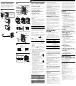 Preview for 2 page of Sony M-800V Operating Instructions