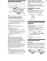 Preview for 6 page of Sony M-950 Operating Instructions Manual