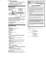 Preview for 8 page of Sony M-950 Operating Instructions Manual