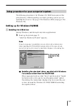 Preview for 9 page of Sony M-Crew PCLK-MN10A Operating Instructions Manual