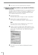 Preview for 20 page of Sony M-Crew PCLK-MN10A Operating Instructions Manual