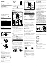 Sony M M-450 Operating Instructions preview
