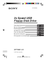 Preview for 1 page of Sony M-PF88E Operating Instructions Manual