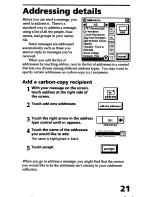 Preview for 21 page of Sony Magic Link PIC-1000 User Manual