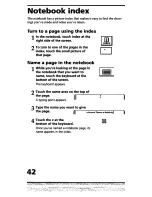 Preview for 42 page of Sony Magic Link PIC-1000 User Manual