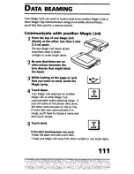 Preview for 111 page of Sony Magic Link PIC-1000 User Manual