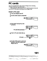 Preview for 181 page of Sony Magic Link PIC-1000 User Manual