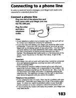 Preview for 183 page of Sony Magic Link PIC-1000 User Manual