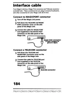 Preview for 184 page of Sony Magic Link PIC-1000 User Manual