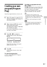 Preview for 13 page of Sony MAP-S1 Operating Instructions Manual