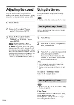 Preview for 32 page of Sony MAP-S1 Operating Instructions Manual