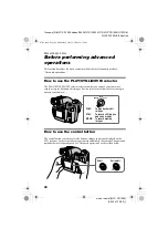 Предварительный просмотр 40 страницы Sony Mavica MVC-CD1000 Operating Instructions Manual