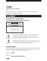 Предварительный просмотр 2 страницы Sony Mavica MVC-FD5 Operating Instructions Manual