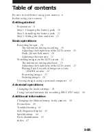 Предварительный просмотр 5 страницы Sony Mavica MVC-FD5 Operating Instructions Manual