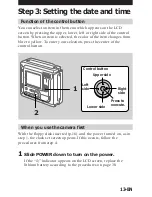 Предварительный просмотр 13 страницы Sony Mavica MVC-FD5 Operating Instructions Manual