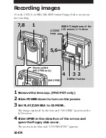 Предварительный просмотр 16 страницы Sony Mavica MVC-FD5 Operating Instructions Manual