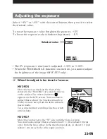 Предварительный просмотр 21 страницы Sony Mavica MVC-FD5 Operating Instructions Manual