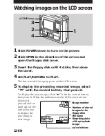 Предварительный просмотр 22 страницы Sony Mavica MVC-FD5 Operating Instructions Manual