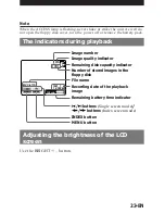 Предварительный просмотр 23 страницы Sony Mavica MVC-FD5 Operating Instructions Manual