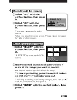 Предварительный просмотр 27 страницы Sony Mavica MVC-FD5 Operating Instructions Manual