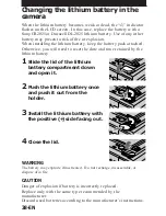 Предварительный просмотр 38 страницы Sony Mavica MVC-FD5 Operating Instructions Manual