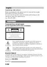 Preview for 2 page of Sony Mavica MVC-FD91 Operating Instructions Manual