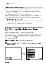 Preview for 14 page of Sony Mavica MVC-FD91 Operating Instructions Manual