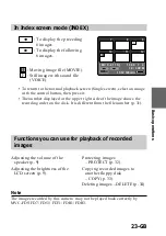 Preview for 23 page of Sony Mavica MVC-FD91 Operating Instructions Manual