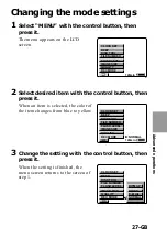 Preview for 27 page of Sony Mavica MVC-FD91 Operating Instructions Manual