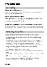 Preview for 40 page of Sony Mavica MVC-FD91 Operating Instructions Manual