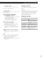 Preview for 17 page of Sony MCE-F11 Operating Instructions Manual