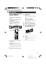 Предварительный просмотр 7 страницы Sony MCE-F808K Operating Instructions Manual