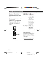 Предварительный просмотр 14 страницы Sony MCE-F808K Operating Instructions Manual