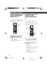 Предварительный просмотр 18 страницы Sony MCE-F808K Operating Instructions Manual